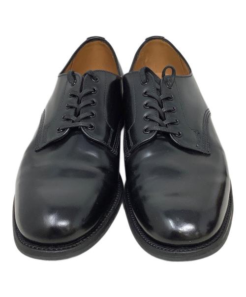 SANDERS（サンダース）SANDERS (サンダース) MILITARY OFFICER SHOE SABDERS(サンダース)　ブラック ブラック サイズ:SIZE 8の古着・服飾アイテム