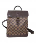 LOUIS VUITTONルイ ヴィトン）の古着「リュック　LOUIS VUITTON(ルイヴィトン)　N51132　ダミエ　ソーホー」｜ブラウン