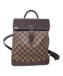 LOUIS VUITTON（ルイ ヴィトン）の古着「リュック　LOUIS VUITTON(ルイヴィトン)　N51132　ダミエ　ソーホー」｜ブラウン