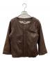 PAL'LAS PALACE（パラスパレス）の古着「レザージャケット　PAL'LAS PALACE（パラスパレス）」｜ブラウン
