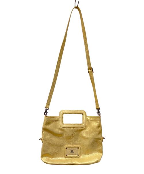 BURBERRY BLUE LABEL（バーバリー ブルー レーベル）BURBERRY BLUE LABEL (バーバリーロンドンブルーレーベル) ショルダーバッグ　BURBERRY BLUE LABEL（バーバリーロンドンブルーレーベル） ゴールドカラーの古着・服飾アイテム