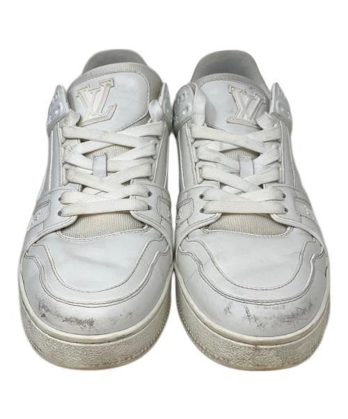 LOUIS VUITTON（ルイ ヴィトン）LOUIS VUITTON (ルイ ヴィトン) LVトレイナーライン ホワイト サイズ:SIZE 7の古着・服飾アイテム