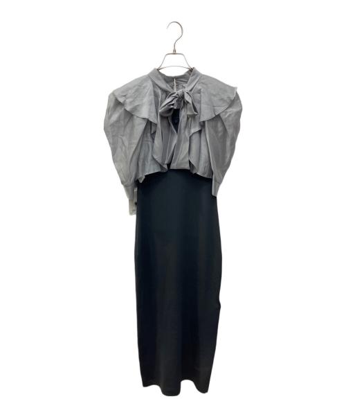 MERCURY DUO（マーキュリーデュオ）MERCURY DUO (マーキュリーデュオ) 2WAYシアーボレロセットニットワンピース  MERCURY DUO（マーキュリーデュオ）　002340301501 グレー サイズ:Ｍ 未使用品の古着・服飾アイテム