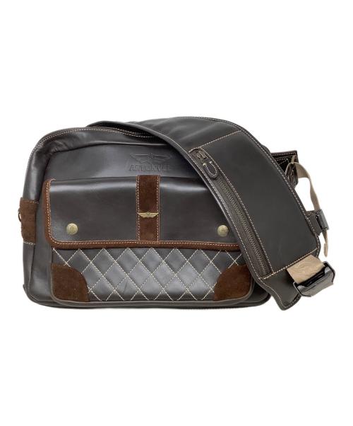 ARTONVEL（アートンベル）ARTONVEL (アートンベル) ウエストバッグ　ARTONVEL（アートンベル）HYOD ARTONVEL MESSENGER BAG AVIATOR ブラウンの古着・服飾アイテム