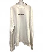 HERON PRESTONヘロンプレストン）の古着「クルーネックスウェット　HERON PRESTON（ヘロンプレストン）HMBA002F18601013」｜ホワイト