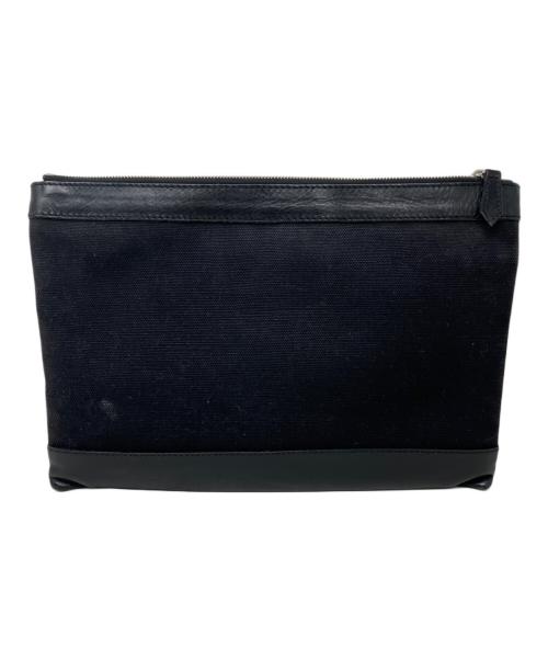 BALENCIAGA（バレンシアガ）BALENCIAGA (バレンシアガ) クラッチバッグ　BALENCIAGA（バレンシアガ）　373834　	ネイビークリップM ブラックの古着・服飾アイテム