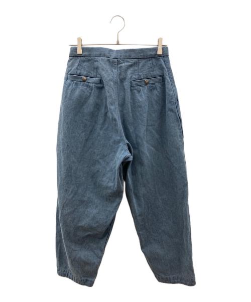 THE NORTH FACE（ザ ノース フェイス）THE NORTH FACE (ザ ノース フェイス) デニムパンツ　THE NORTH FACE（ザ ノース フェイス）　NT5104N　	Denim Field Wide Cropped Pants インディゴ サイズ:WSの古着・服飾アイテム