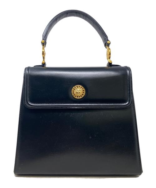 VERSACE（ヴェルサーチェ）VERSACE (ヴェルサーチェ) ハンドバッグ ブラックの古着・服飾アイテム