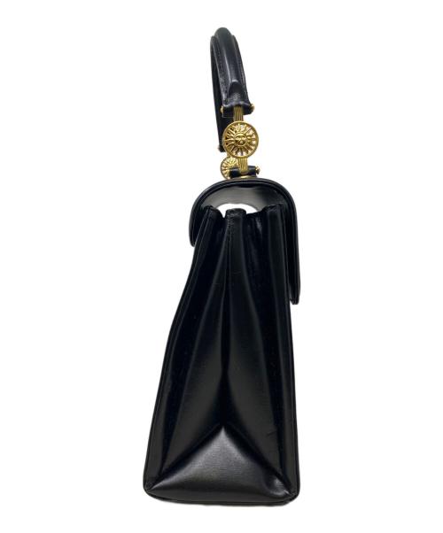 VERSACE（ヴェルサーチェ）VERSACE (ヴェルサーチェ) ハンドバッグ ブラックの古着・服飾アイテム