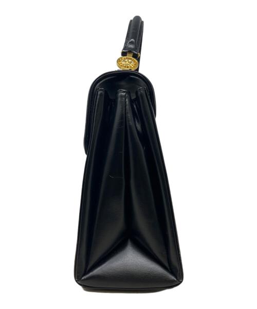 VERSACE（ヴェルサーチェ）VERSACE (ヴェルサーチェ) ハンドバッグ ブラックの古着・服飾アイテム