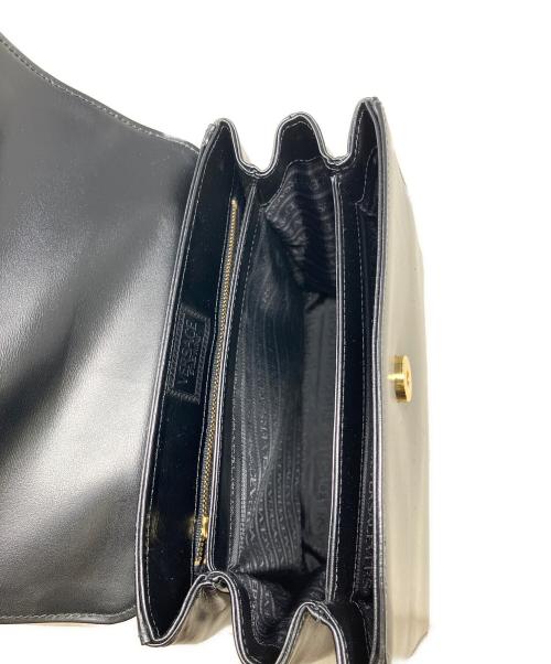 VERSACE（ヴェルサーチェ）VERSACE (ヴェルサーチェ) ハンドバッグ ブラックの古着・服飾アイテム