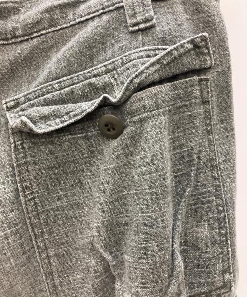 stussy（ステューシー）stussy (ステューシー) ハーフカーゴパンツ グレー サイズ:SIZE 81cm (W32)の古着・服飾アイテム