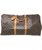 LOUIS VUITTONルイ ヴィトン）の古着「トラベルバッグ　LOUIS VUITTON(ルイヴィトン)　キーポル55　モノグラム　M41424」｜ブラウン