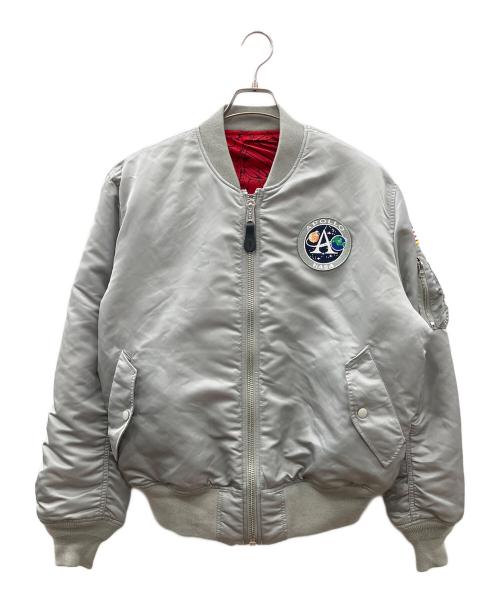 ALPHA INDUSTRIES（アルファインダストリーズ）ALPHA INDUSTRIES (アルファインダストリーズ) MA-1ジャケット　ALPHA INDUSTRIES（アルファインダストリーズ）　TA0424-070 グレー サイズ:Lの古着・服飾アイテム