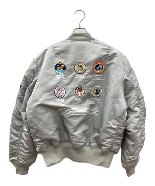 ALPHA INDUSTRIES（アルファインダストリーズ）ALPHA INDUSTRIES (アルファインダストリーズ) MA-1ジャケット　ALPHA INDUSTRIES（アルファインダストリーズ）　TA0424-070 グレー サイズ:Lの古着・服飾アイテム