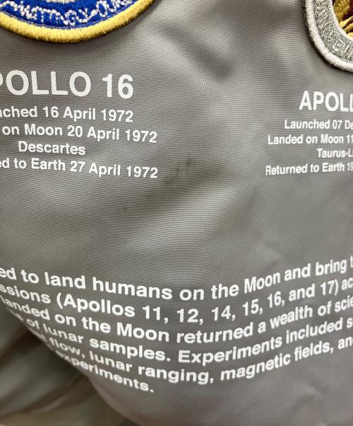 ALPHA INDUSTRIES（アルファインダストリーズ）ALPHA INDUSTRIES (アルファインダストリーズ) MA-1ジャケット　ALPHA INDUSTRIES（アルファインダストリーズ）　TA0424-070 グレー サイズ:Lの古着・服飾アイテム