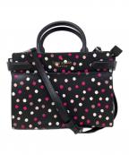 Kate Spadeケイトスペード）の古着「Kate Spade（ケイトスペード）　K9323　2WAYショルダーバッグ」｜ブラック