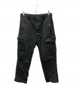DIESELディーゼル）の古着「カーゴパンツ　DIESEL（ディーゼル）」｜ブラック