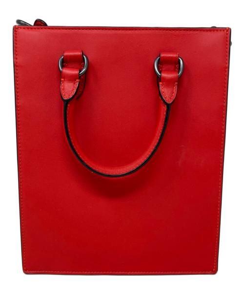 COACH（コーチ）COACH (コーチ) ディラン トートバッグ　COACH（コーチ）　CP050　 レッド×グレーの古着・服飾アイテム