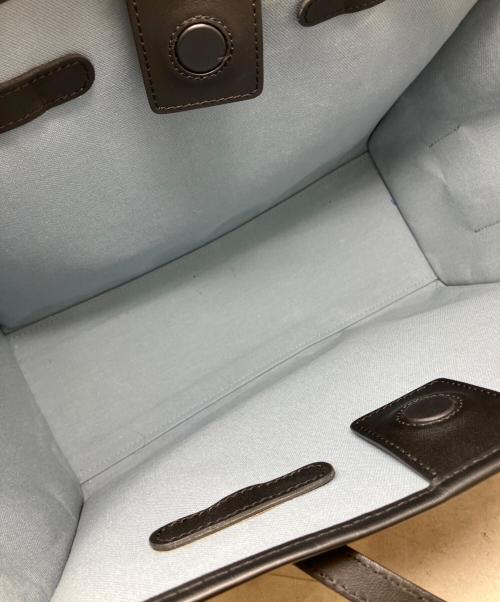 GIANNI CHIARINI（ジャンニ キアリーニ）GIANNI CHIARINI (ジャンニ キアリーニ) キャンバストートバッグ　GIANNI CHIARINI（ジャンニ キアリーニ）　A MARCHELLA ブラウンの古着・服飾アイテム