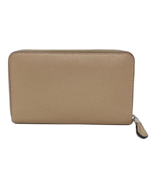 COACH（コーチ）COACH (コーチ) トープレザー ミディアム ID ジップウォレット　COACH（コーチ）　CA442 ベージュの古着・服飾アイテム