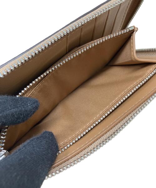 COACH（コーチ）COACH (コーチ) トープレザー ミディアム ID ジップウォレット　COACH（コーチ）　CA442 ベージュの古着・服飾アイテム