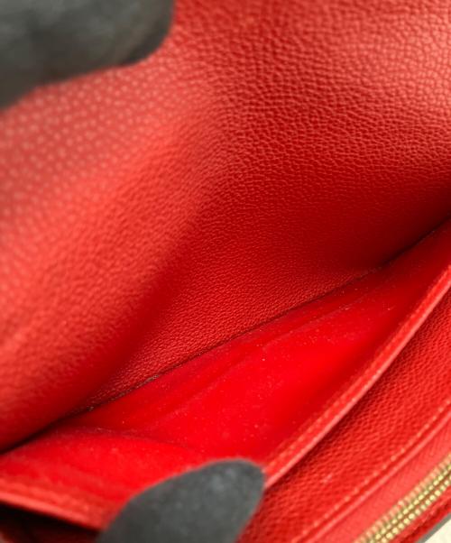 LOUIS VUITTON（ルイ ヴィトン）LOUIS VUITTON (ルイ ヴィトン) 長財布　LOUIS VUITTON（ルイ ヴィトン）　Ｍ61181　モノグラム・アンプラント　 レッドの古着・服飾アイテム