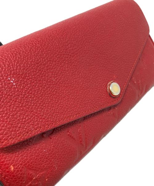LOUIS VUITTON（ルイ ヴィトン）LOUIS VUITTON (ルイ ヴィトン) 長財布　LOUIS VUITTON（ルイ ヴィトン）　Ｍ61181　モノグラム・アンプラント　 レッドの古着・服飾アイテム