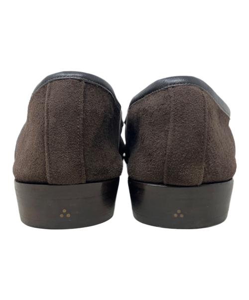 BAUDOIN&LANGE（ボードインアンドランジ）BAUDOIN&LANGE (ボードインアンドランジ) スウェードローファー ブラウン サイズ:41の古着・服飾アイテム