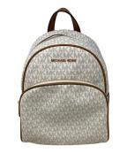 MICHAEL KORSマイケル・コース）の古着「リュック　MICHAEL　KORS(マイケルコース)　35F8GAYB2B」｜ホワイト