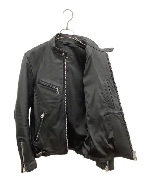 JACKROSE（ジャックローズ）JACKROSE (ジャックローズ) レザーライダースジャケット　JACKROSE（ジャックローズ） ブラック サイズ:4の古着・服飾アイテム
