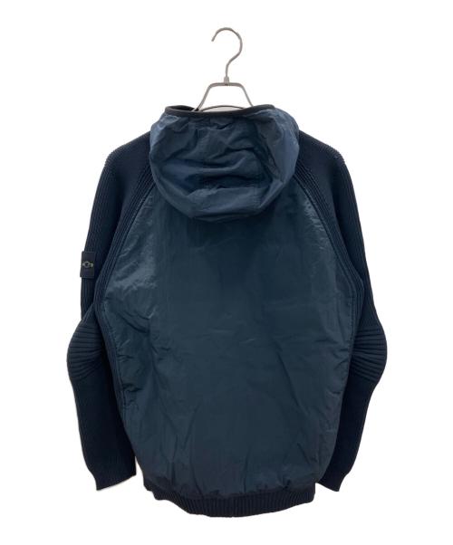 STONE ISLAND（ストーンアイランド）STONE ISLAND (ストーンアイランド) ジャケット　STONE ISLAND（ストーンアイランド）　6515Q1447　ナイロンメタルニット　2016モデル ネイビー サイズ:XLの古着・服飾アイテム
