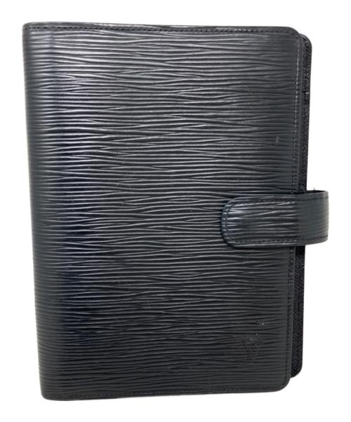 LOUIS VUITTON（ルイ ヴィトン）LOUIS VUITTON (ルイ ヴィトン) 手帳カバー　LOUIS VUITTON（ルイ ヴィトン）　R2004N　	エピ　エレクトリック アジェンダMM ブラックの古着・服飾アイテム