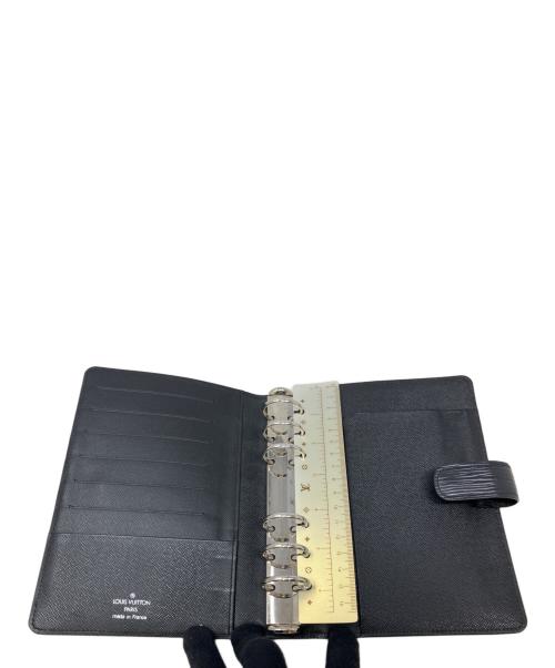 LOUIS VUITTON（ルイ ヴィトン）LOUIS VUITTON (ルイ ヴィトン) 手帳カバー　LOUIS VUITTON（ルイ ヴィトン）　R2004N　	エピ　エレクトリック アジェンダMM ブラックの古着・服飾アイテム