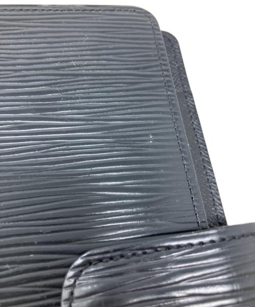 LOUIS VUITTON（ルイ ヴィトン）LOUIS VUITTON (ルイ ヴィトン) 手帳カバー　LOUIS VUITTON（ルイ ヴィトン）　R2004N　	エピ　エレクトリック アジェンダMM ブラックの古着・服飾アイテム