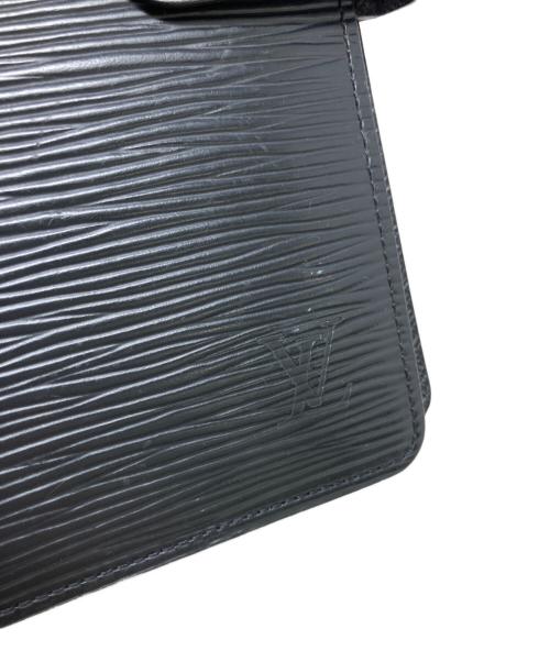 LOUIS VUITTON（ルイ ヴィトン）LOUIS VUITTON (ルイ ヴィトン) 手帳カバー　LOUIS VUITTON（ルイ ヴィトン）　R2004N　	エピ　エレクトリック アジェンダMM ブラックの古着・服飾アイテム