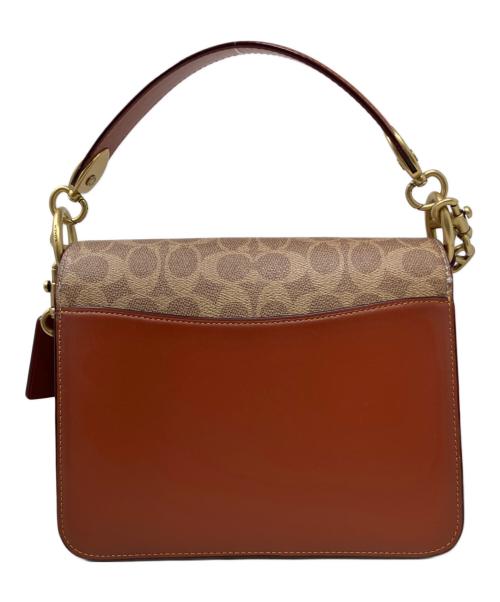 COACH（コーチ）COACH (コーチ) ビート ショルダー バッグ シグネチャー キャンバス ウィズ パッチ ブラウンの古着・服飾アイテム