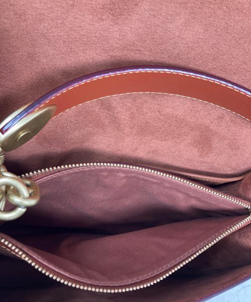 COACH（コーチ）COACH (コーチ) ビート ショルダー バッグ シグネチャー キャンバス ウィズ パッチ ブラウンの古着・服飾アイテム