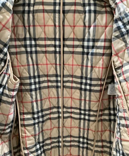 BURBERRY LONDON（バーバリーロンドン）BURBERRY LONDON (バーバリーロンドン) キルティングコート　BURBERRY LONDON（バーバリーロンドン） ベージュ サイズ:13の古着・服飾アイテム