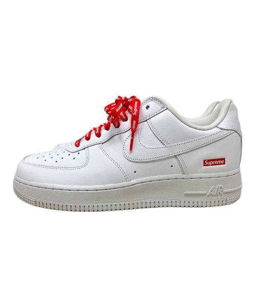 NIKE（ナイキ）NIKE (ナイキ) Supreme (シュプリーム) ローカットスニーカー  NIKE（ナイキ）　Supreme（シュプリーム）　AIR FORCE1　CU9225-100 ホワイト サイズ:25.5の古着・服飾アイテム