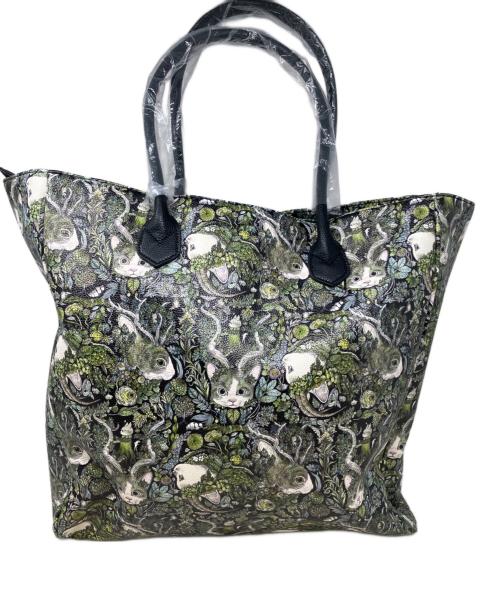 Yuko Higuchi（ユウコ ヒグチ）Yuko Higuchi (ユウコ ヒグチ) トートバッグ　YUKO HIGUCHI（ユウコ ヒグチ）　ブリーフトート グリーン 未使用品の古着・服飾アイテム