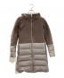 HERNO（ヘルノ）の古着「ダウンコート　HERNO（ヘルノ）　PI0848D-39601-2700　	DIAGONAL WOOL AND NUAGE PARKA」｜ベージュ