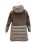 HERNO (ヘルノ) ダウンコート　HERNO（ヘルノ）　PI0848D-39601-2700　	DIAGONAL WOOL AND NUAGE PARKA ベージュ サイズ:38：40000円