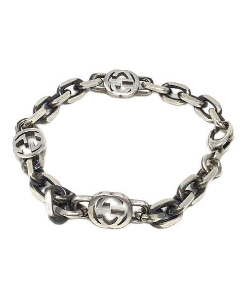 GUCCI（グッチ）GUCCI (グッチ) ブレスレット　GUCCI（グッチ）SILVER925インターロッキング　 サイズ:17の古着・服飾アイテム