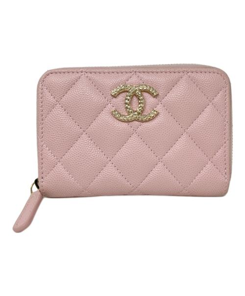CHANEL（シャネル）CHANEL (シャネル) コインケース　CHANEL（シャネル）　AP4253B　マトラッセ ピンクの古着・服飾アイテム