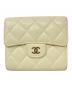 CHANEL（シャネル）の古着「3つ折り財布　CHANEL（シャネル）　AP0231　マトラッセ」｜ベージュ