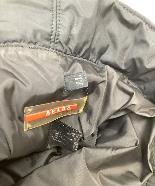 PRADA SPORTS（プラダスポーツ）PRADA SPORTS (プラダスポーツ) バケットハット　PLADA　SPORTS(プラダ　スポーツ)　 ブラックの古着・服飾アイテム