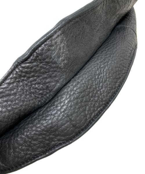 michiamo（ミキアモ）michiamo (ミキアモ) がま口レザーサークルバッグ　michiamo（ミキアモ）　 ブラックの古着・服飾アイテム