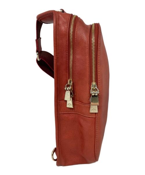 aniary（アニアリ）aniary (アニアリ) レザーボディーバッグ　aniary（アニアリ） ブラウンの古着・服飾アイテム