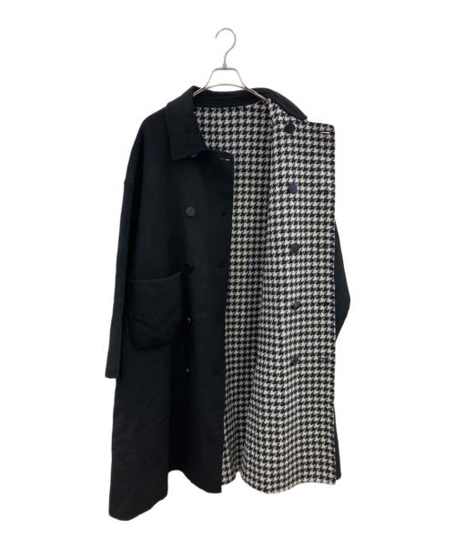 Tnewties（トゥエンティーズ）TNEWTIES (トゥエンティーズ) 口角にほくろがある彼女ウールコート　	TNEWTIES（トゥエンティーズ） ブラック サイズ:Mの古着・服飾アイテム